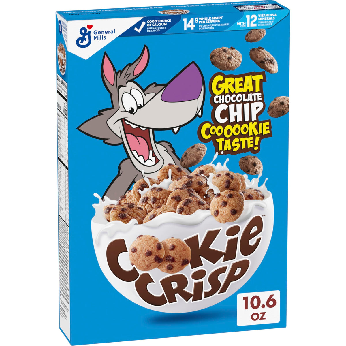 Cookie Crisp mini cookie pieces ready to pour into milk for breakfast.