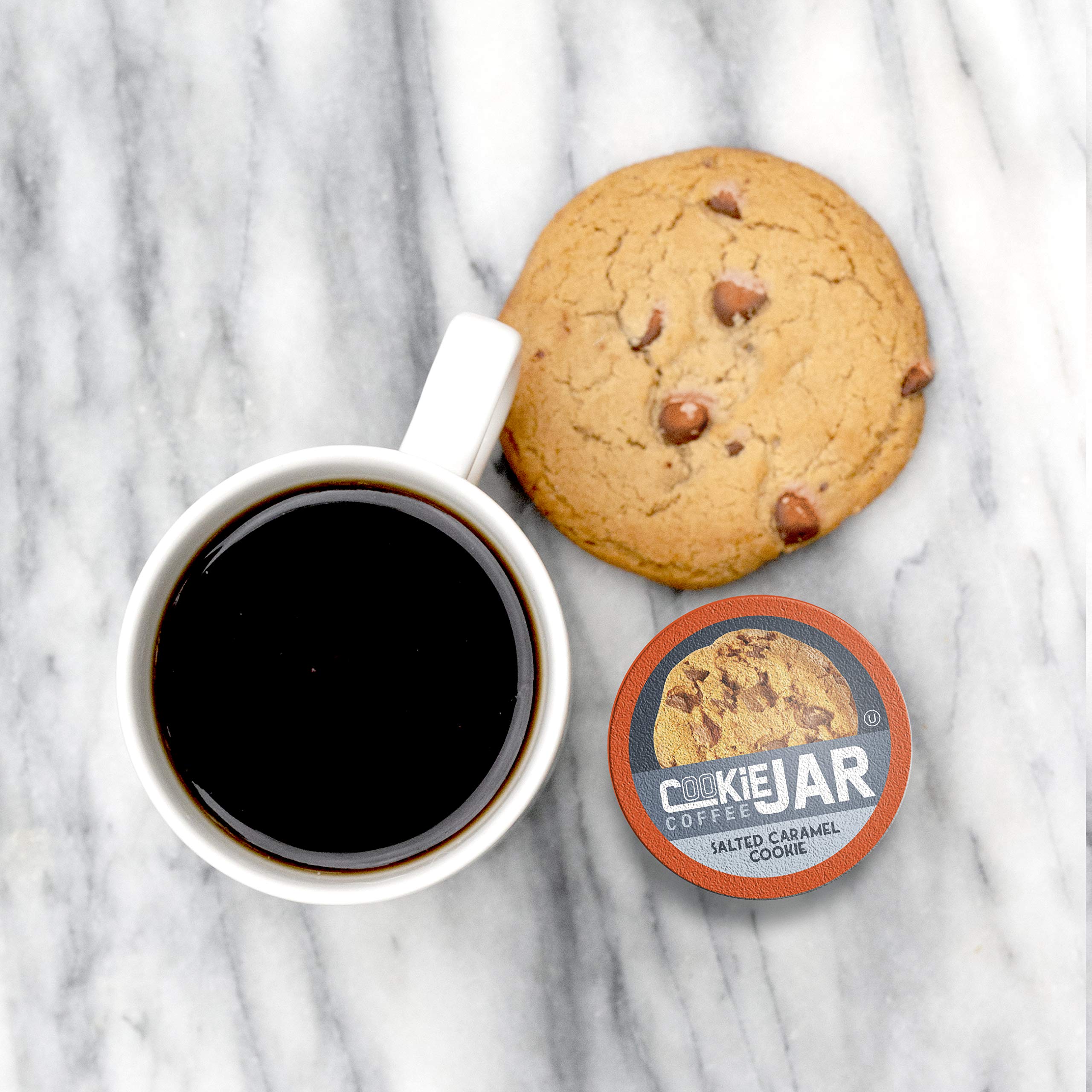Cookie Jar salted caramel coffee for hot and iced beverages