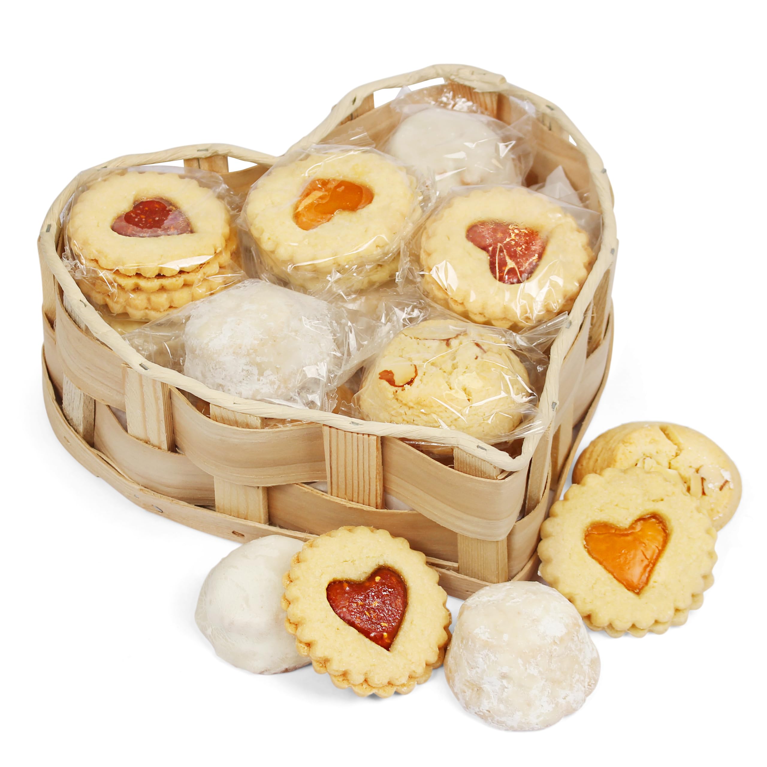 Cookies Con Amore cookie assortment display, ideal for entertaining guests
