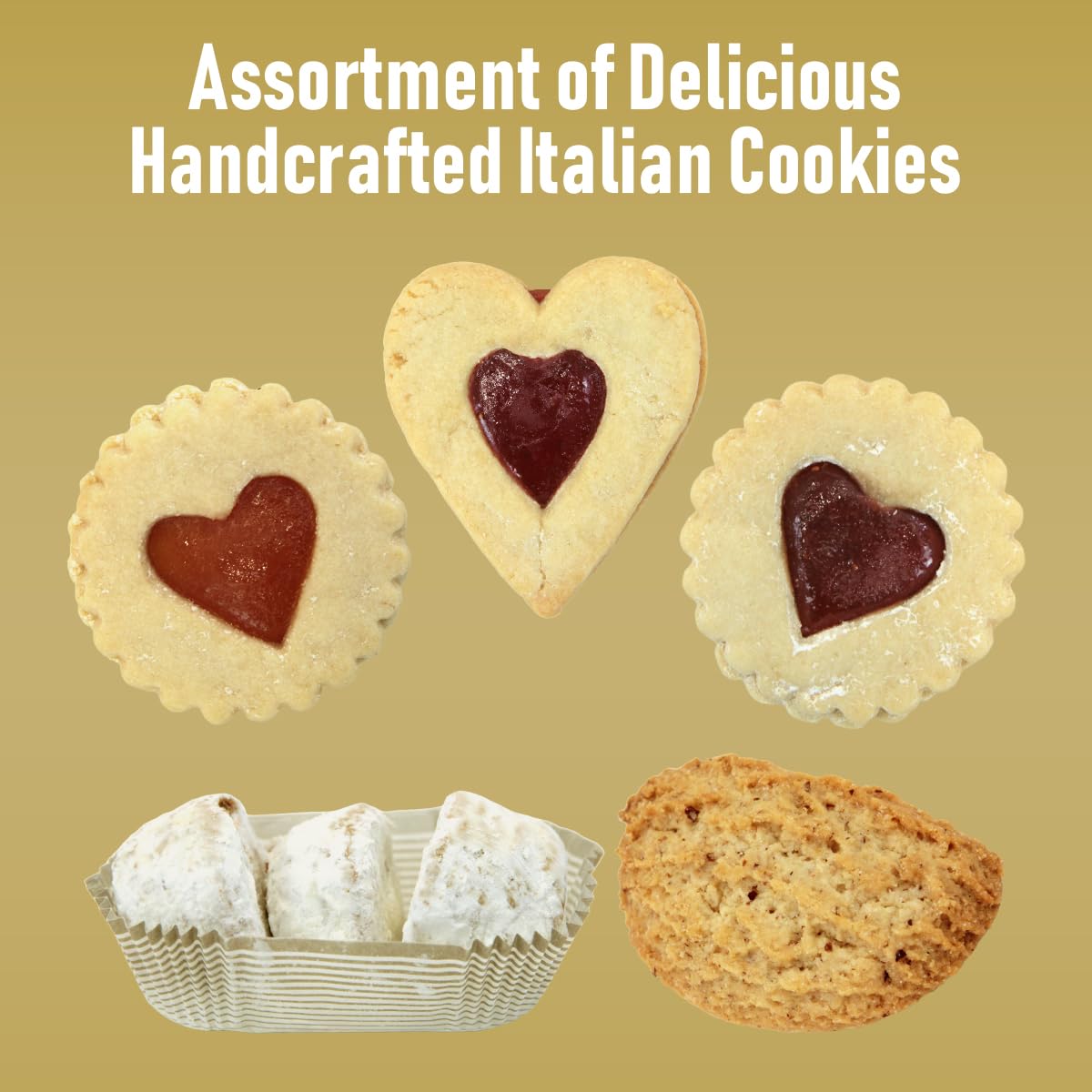 Cookies Con Amore elegant tin display adds charming kitchen decor.