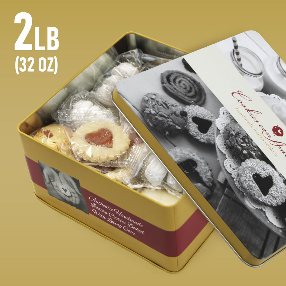 Cookies Con Amore Italian cookie collection highlights timeless flavors and traditional baking.