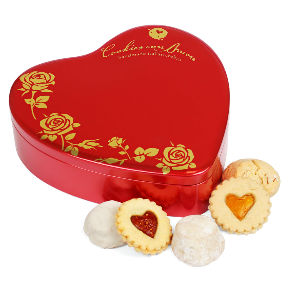 Cookies Con Amore jelly sandwich shortbread cookies showcase fruity centers for a delightful bite