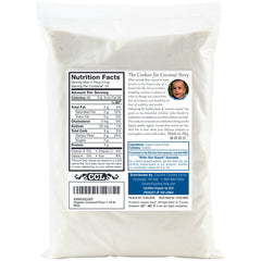 Cookoo for Coconut coconut flour scoop ready to measure for keto-friendly recipes.