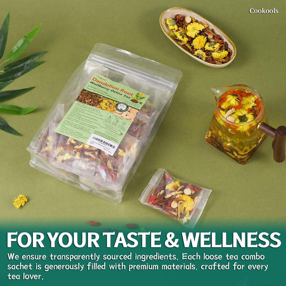 Licorice roots in Cookools herbal blend adding natural sweetness and balance.