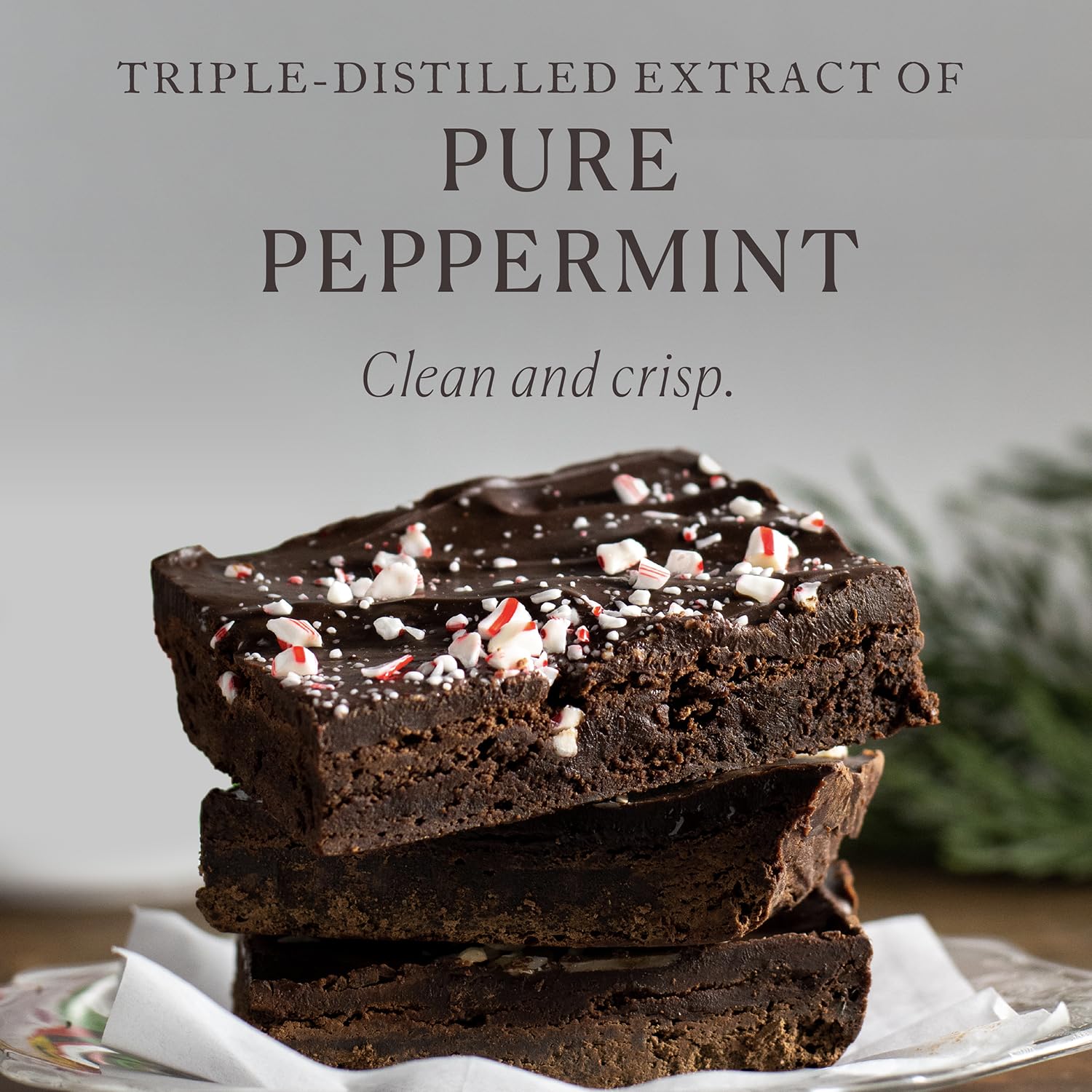 Cook's Organic Peppermint Extract label shows organic certification and purity