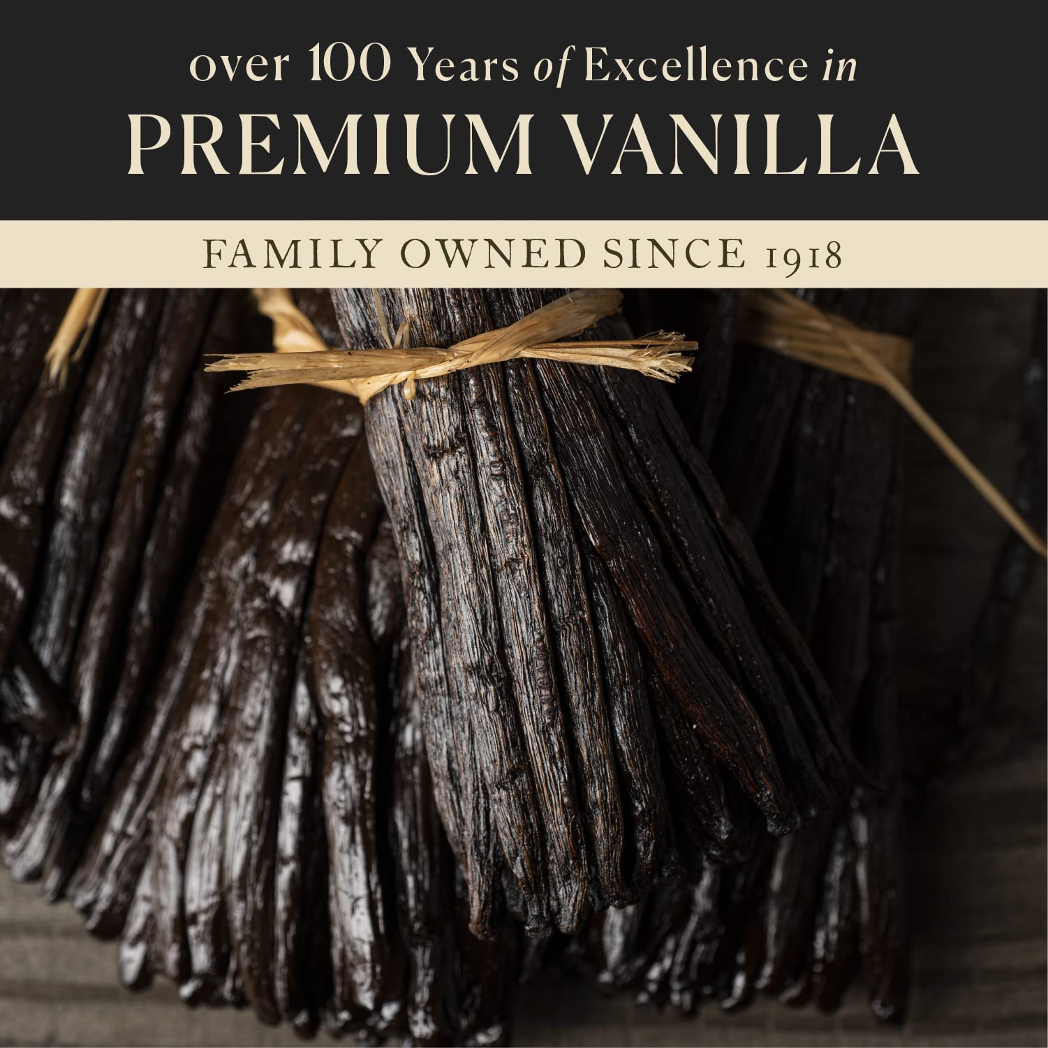 COOK'S vanilla beans sourced from village cooperatives supporting fair trade