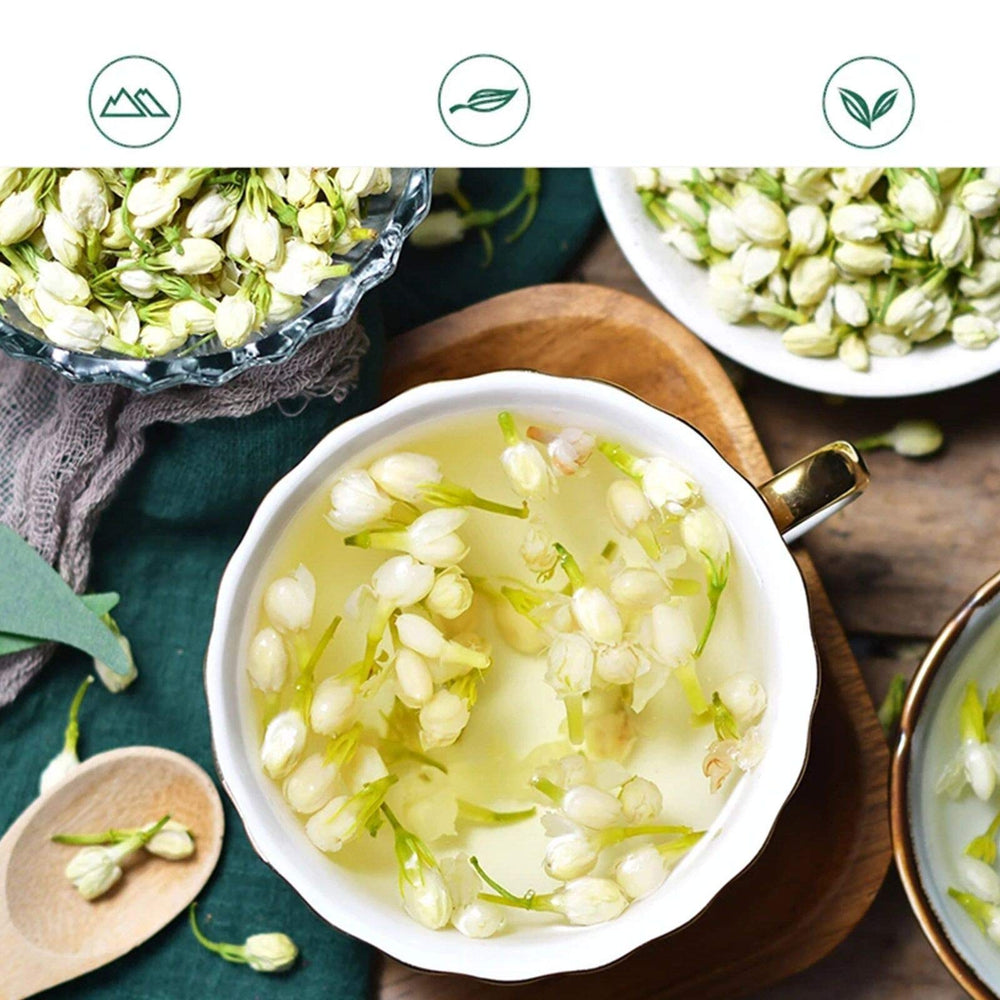 CoolCrafts dried jasmine buds for handmade soaps, bath products, and spa crafts.