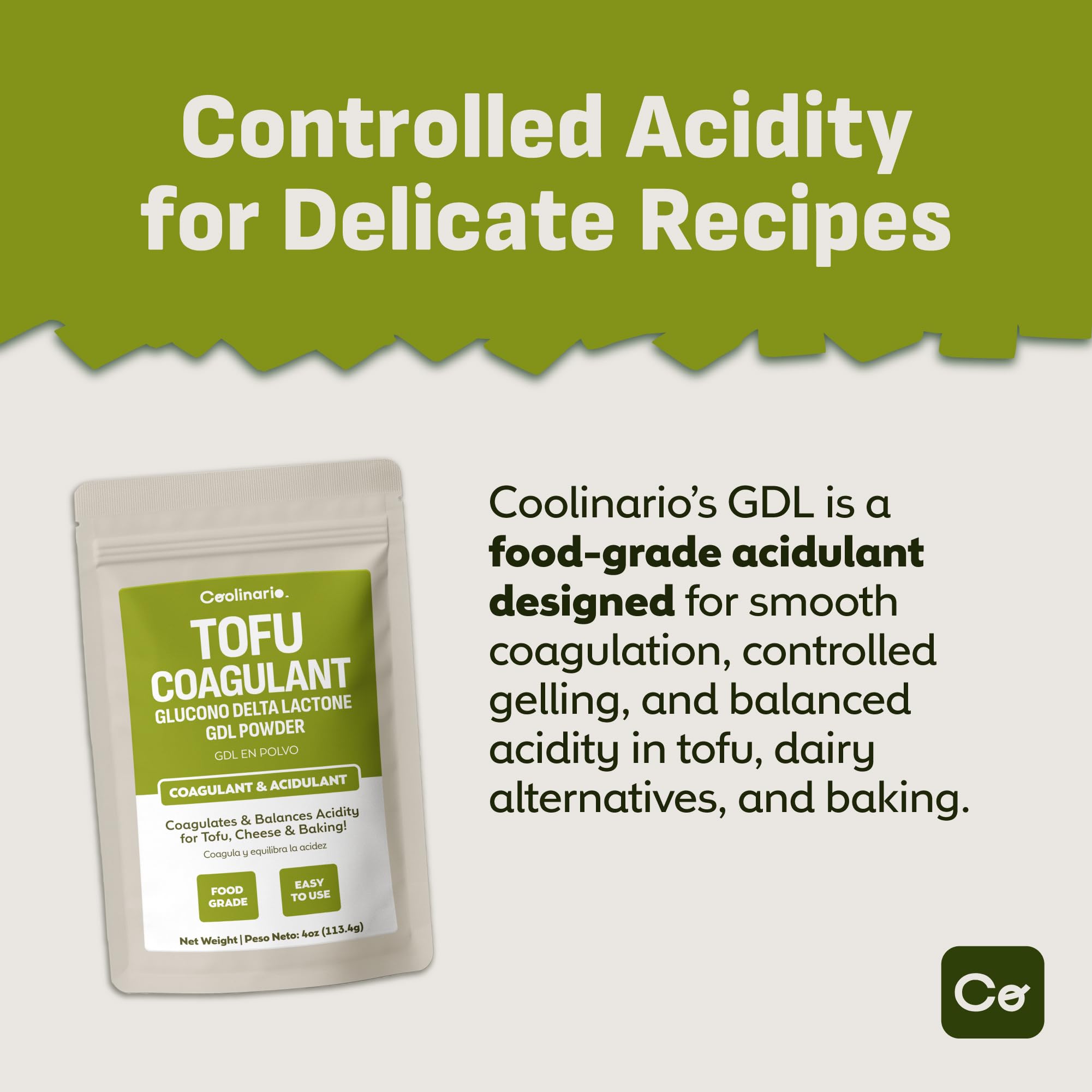 Coolinario GDL soft cheese process yields delicate texture with mild acidity.