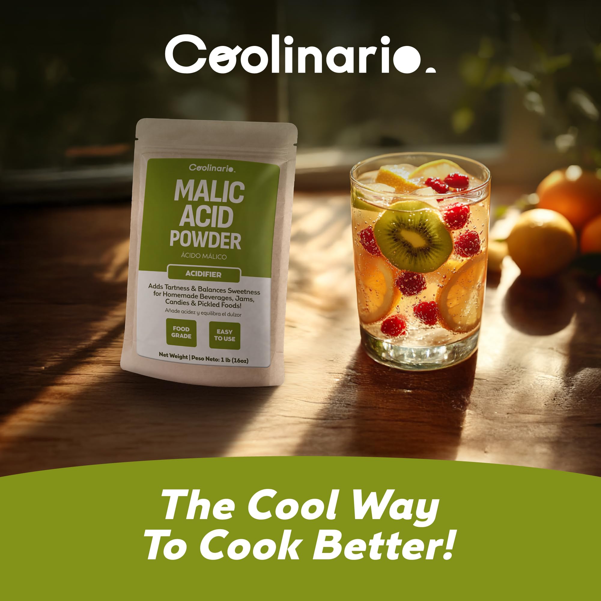 Baked goods and pickles benefit from Coolinario Malic Acid Powder