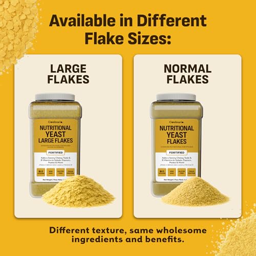 Coolinario nutritional yeast closeup shows vibrant color for flavor