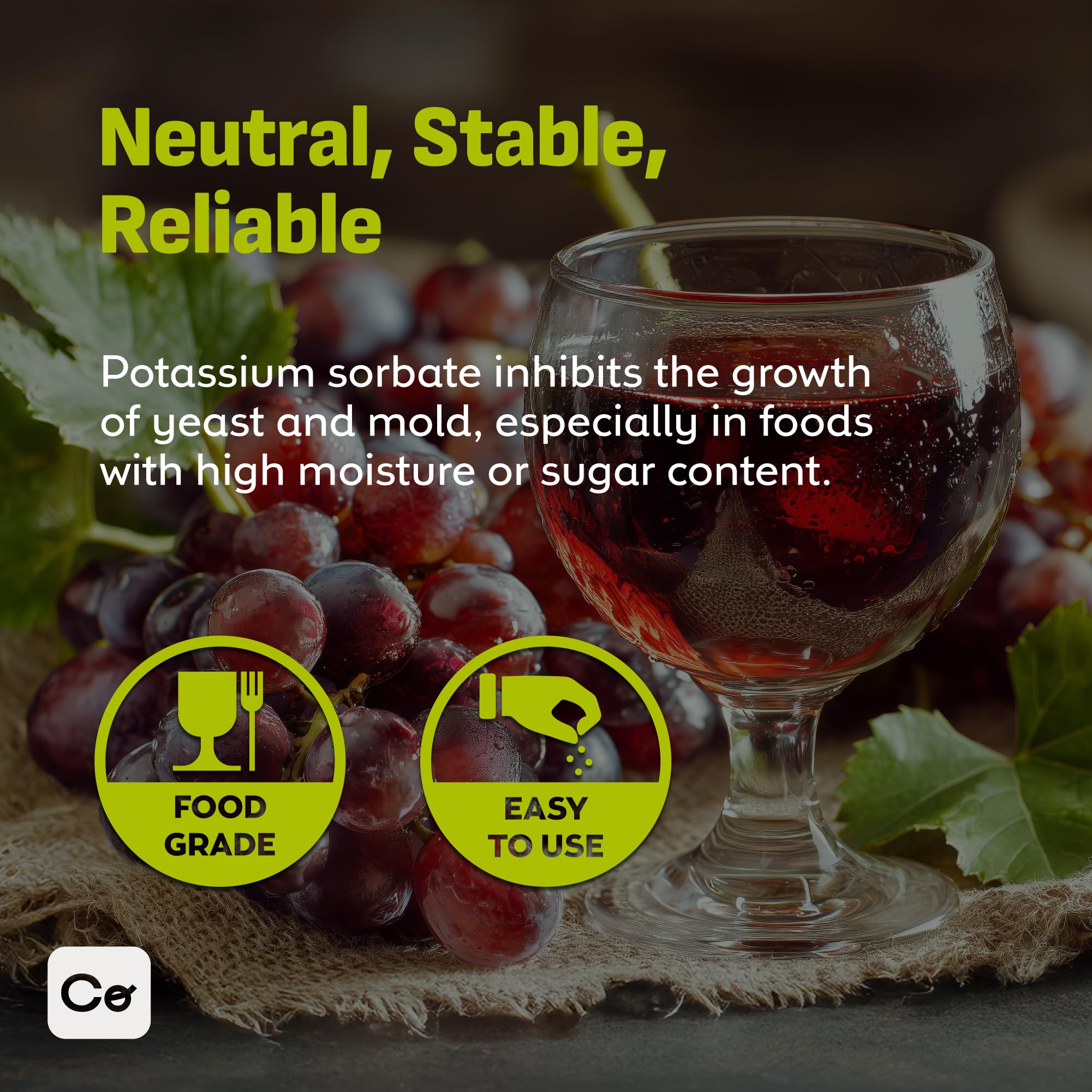 Coolinario potassium sorbate for cheese making extends final product longevity.