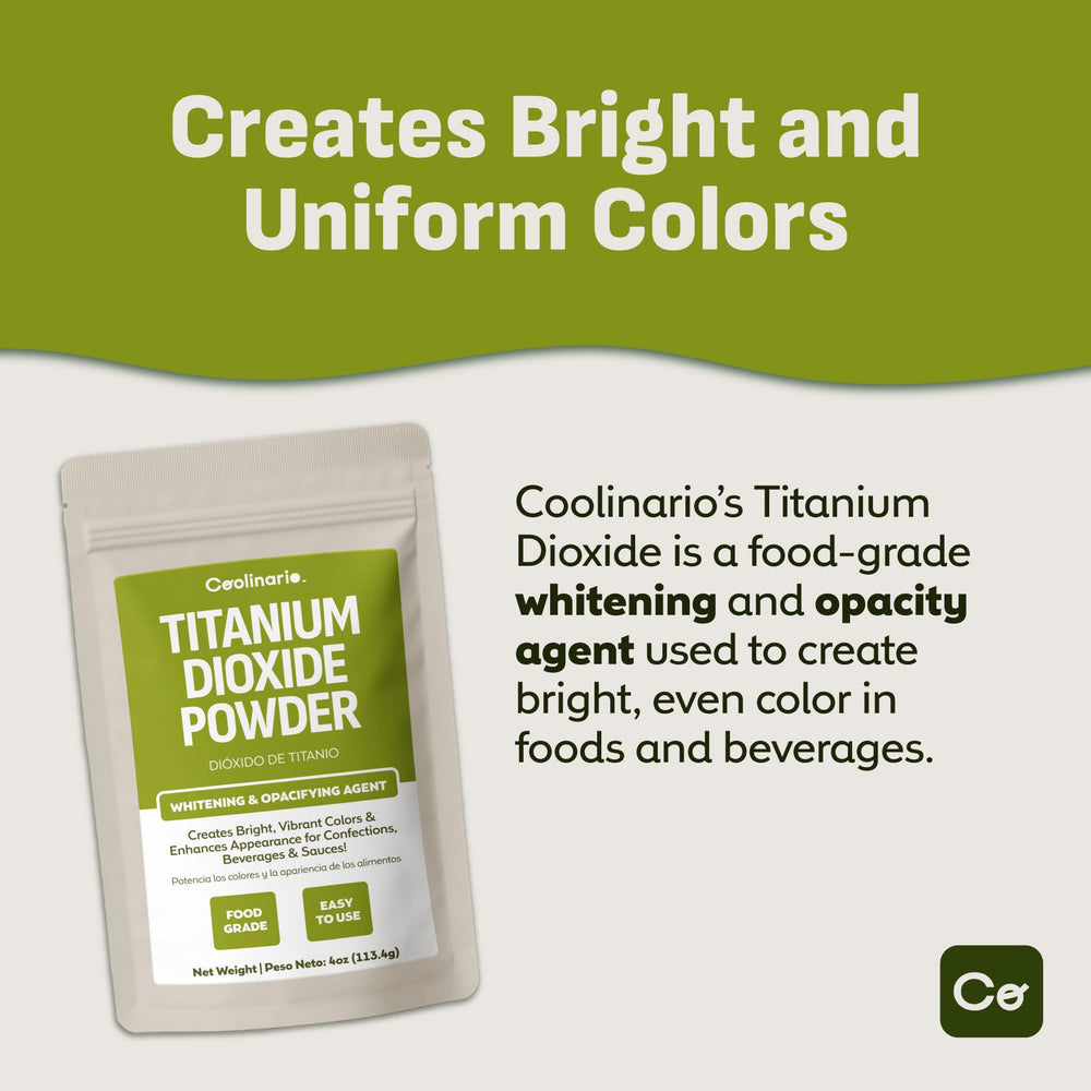 Coolinario titanium dioxide powder maintains opacity in dairy beverages without altering texture