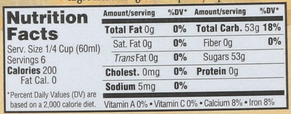 Coombs Maple Syrup Grade A Dark label closeup shows organic purity