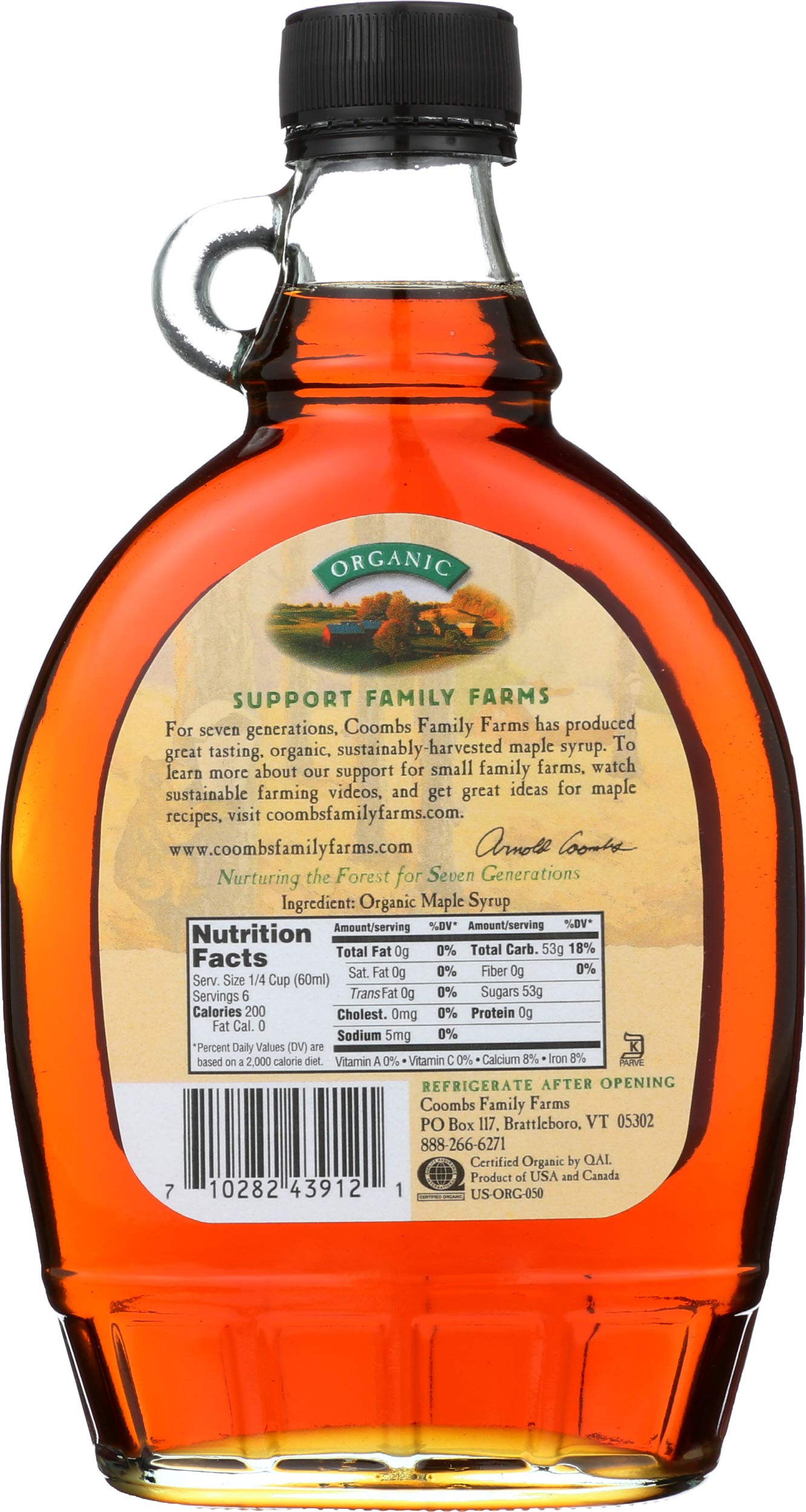 Coombs Maple Syrup Grade A Dark waffle plate pairs with breakfast favorites