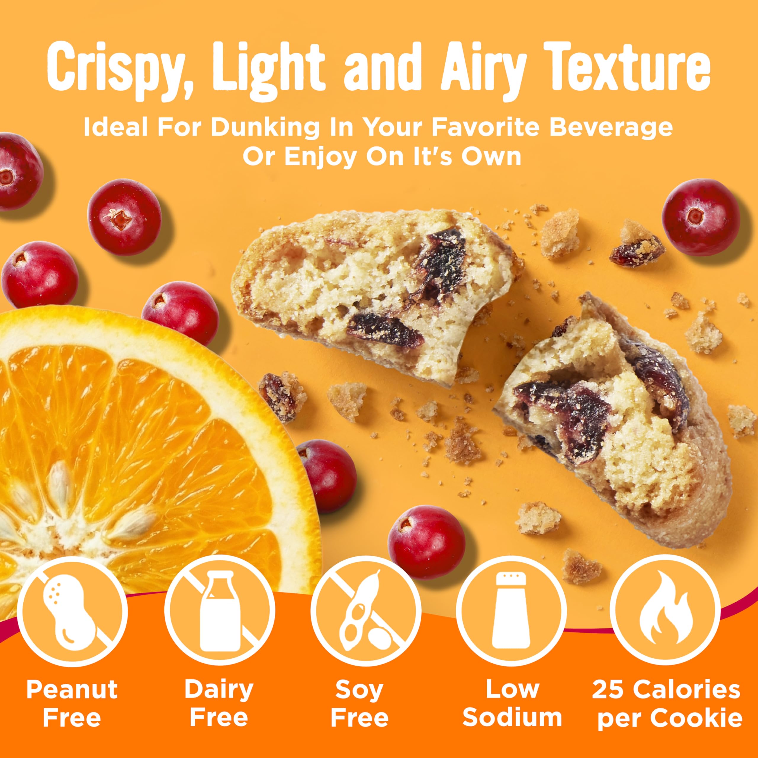 Cooper Street allergen-friendly biscotti, dairy, peanut and soy-free for shared snacking.