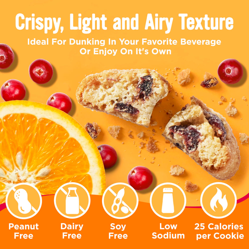 Cooper Street allergen-friendly biscotti, dairy, peanut and soy-free for shared snacking.