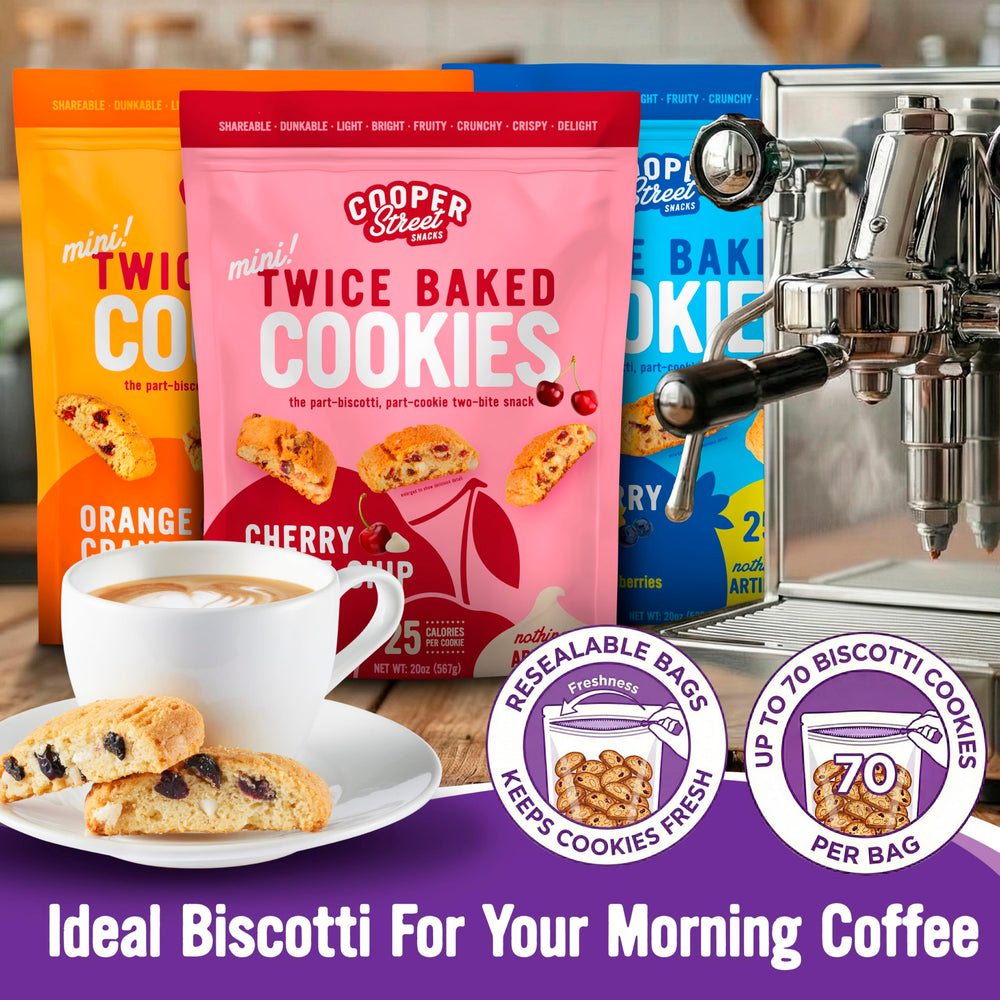Cooper Street Biscotti coffee pairing image, perfect morning break