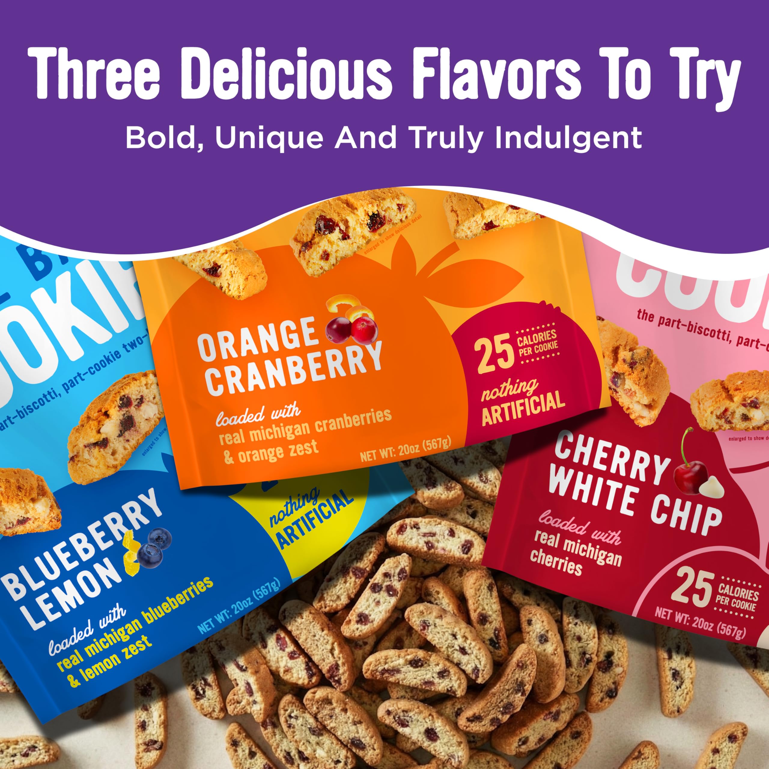 Cooper Street biscotti orange cranberry—golden slices ideal for tea time.