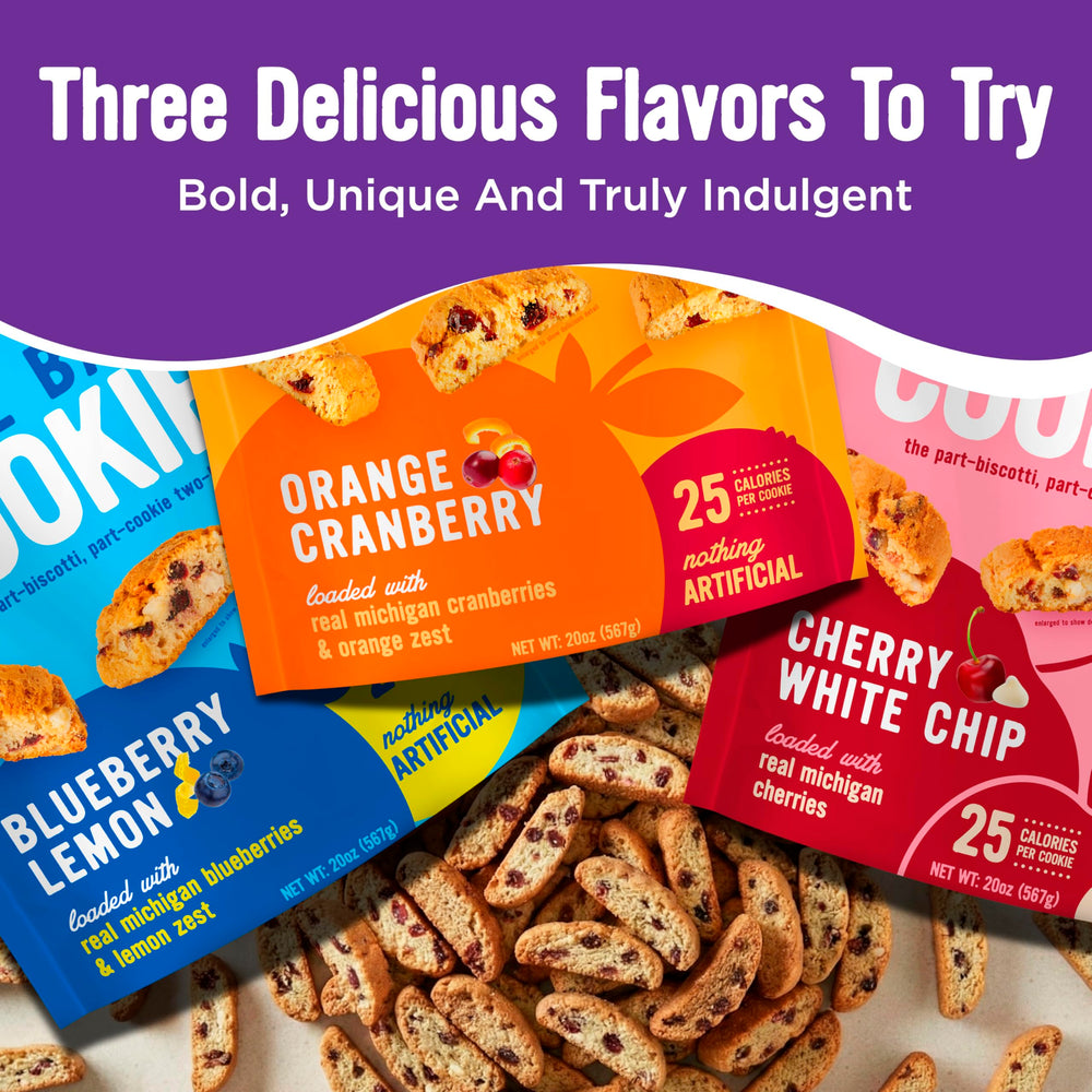 Cooper Street biscotti orange cranberry—golden slices ideal for tea time.