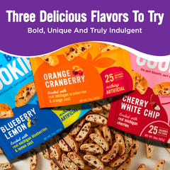 Cooper Street biscotti orange cranberry—golden slices ideal for tea time.