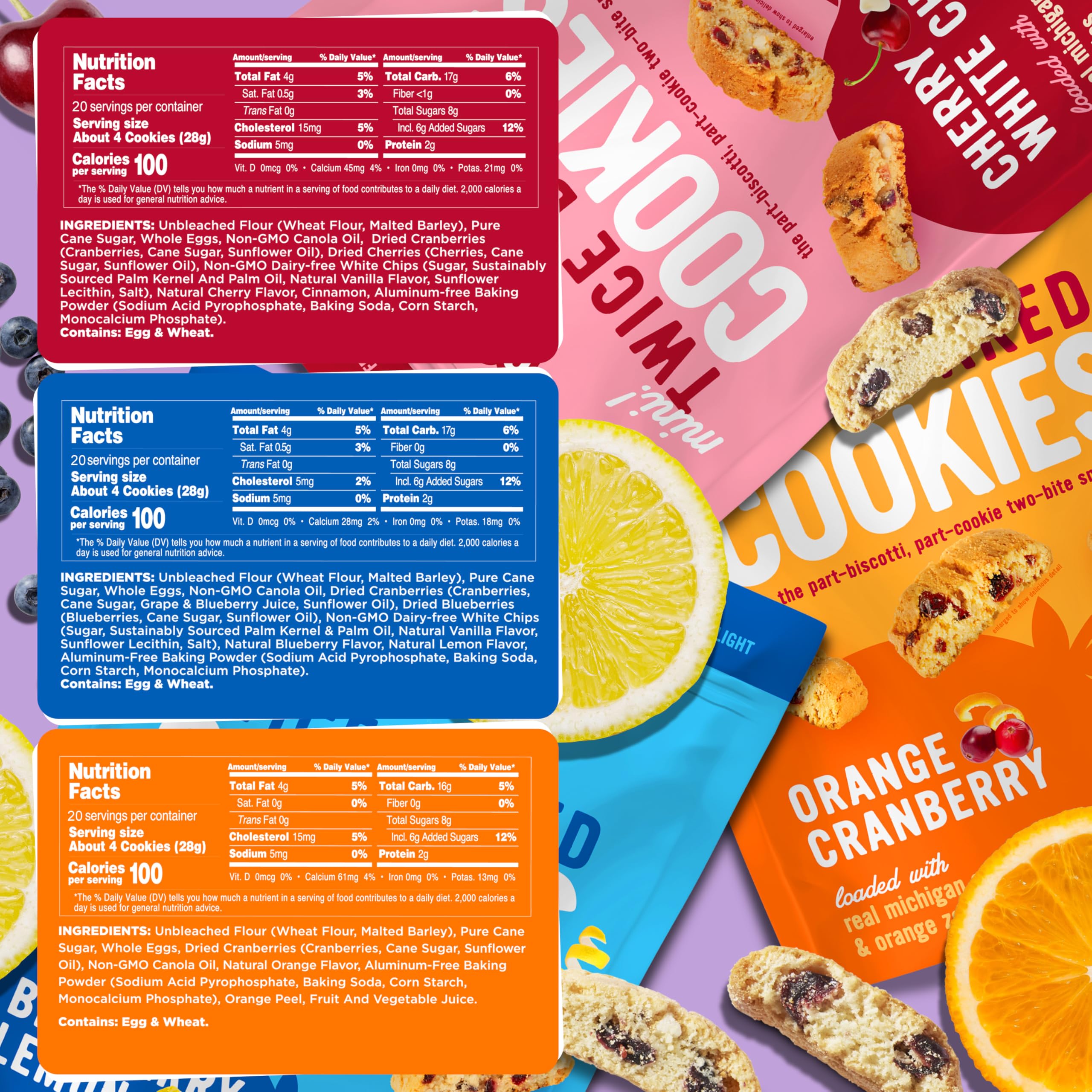 Cooper Street biscotti variety pack—convenient triple flavor assortment for tastings.