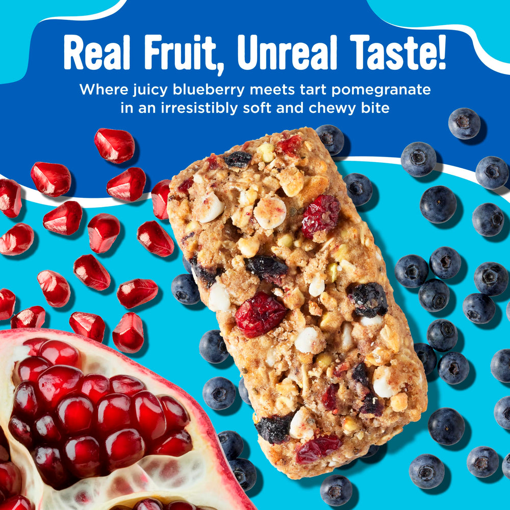 Cooper Street Blueberry Pomegranate Granola Bakes 48-count bulk box for classrooms.