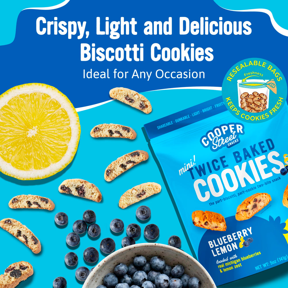 Cooper Street biscotti is perfect for dunking with your morning coffee.