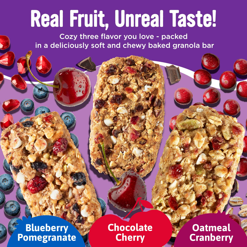 Cooper Street Granola Bakes bar in hand, convenient breakfast or afternoon snack.