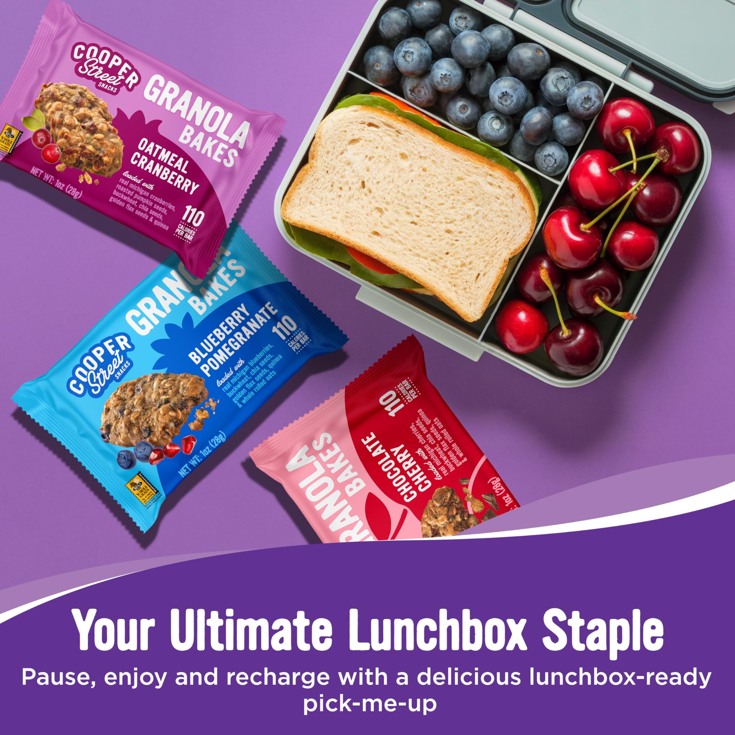 Cooper Street Granola Bakes during hike, portable energy for outdoors.