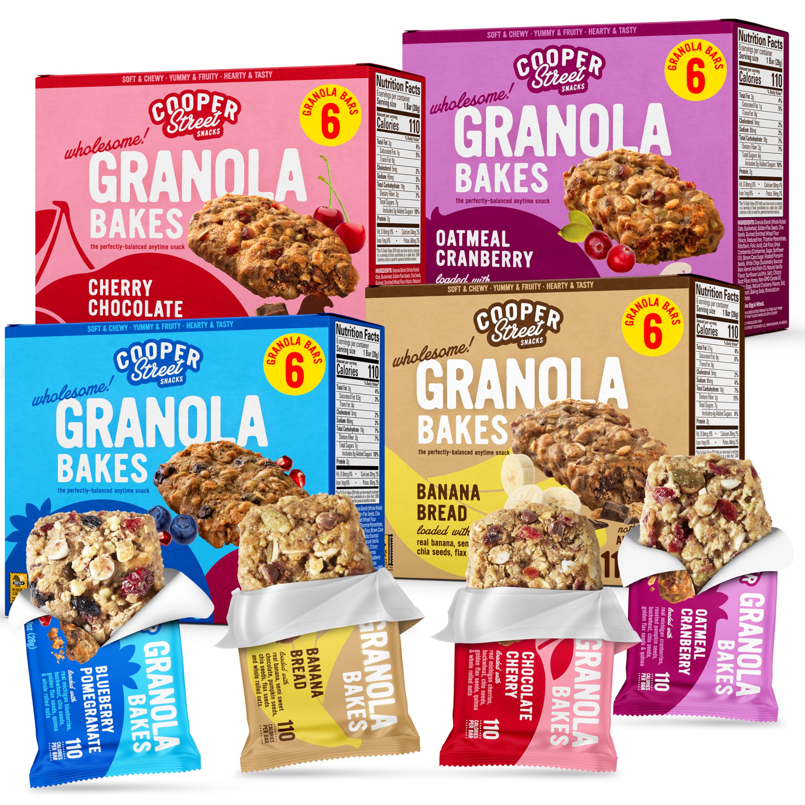 Cooper Street Granola Bakes pack shot for on-the-go snacking