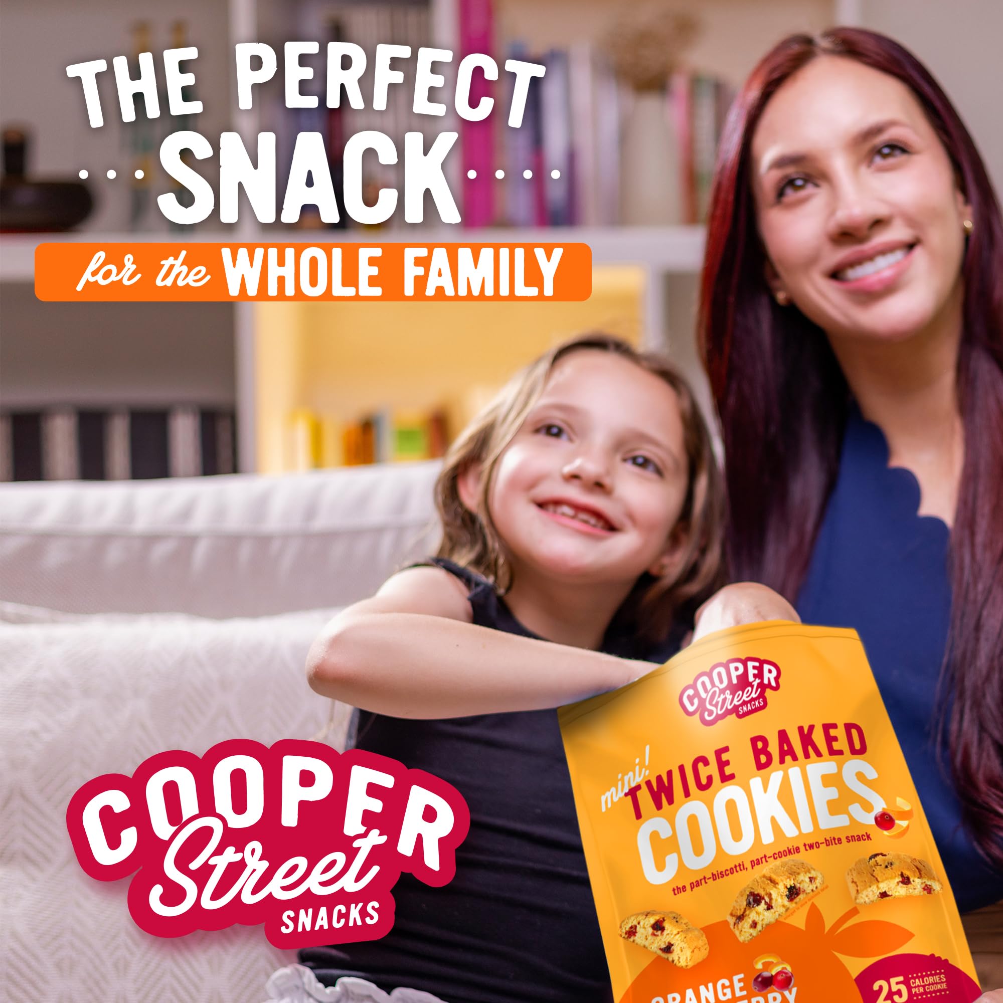 Kids enjoy Cooper Street biscotti as a tasty, low-calorie snack