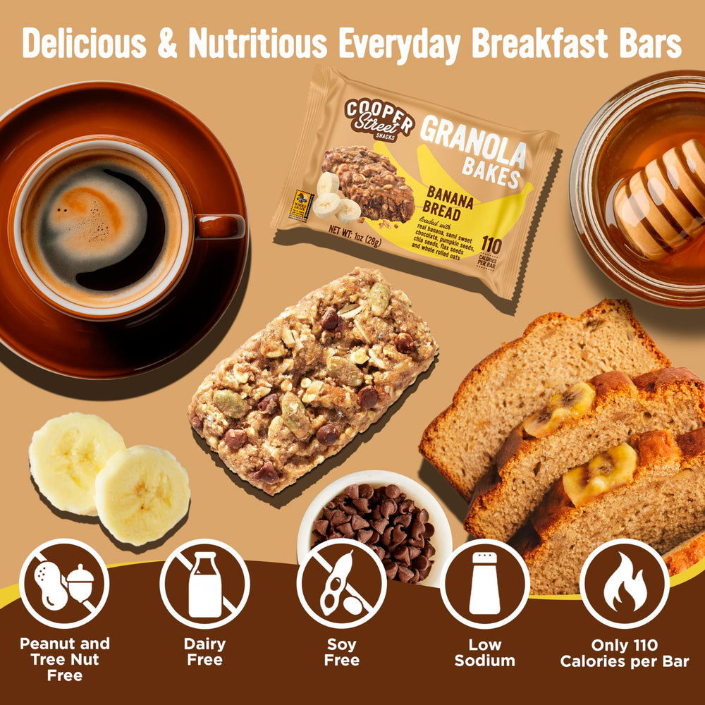 Cooper Street kid-friendly snack granola bar, perfect for school lunches.