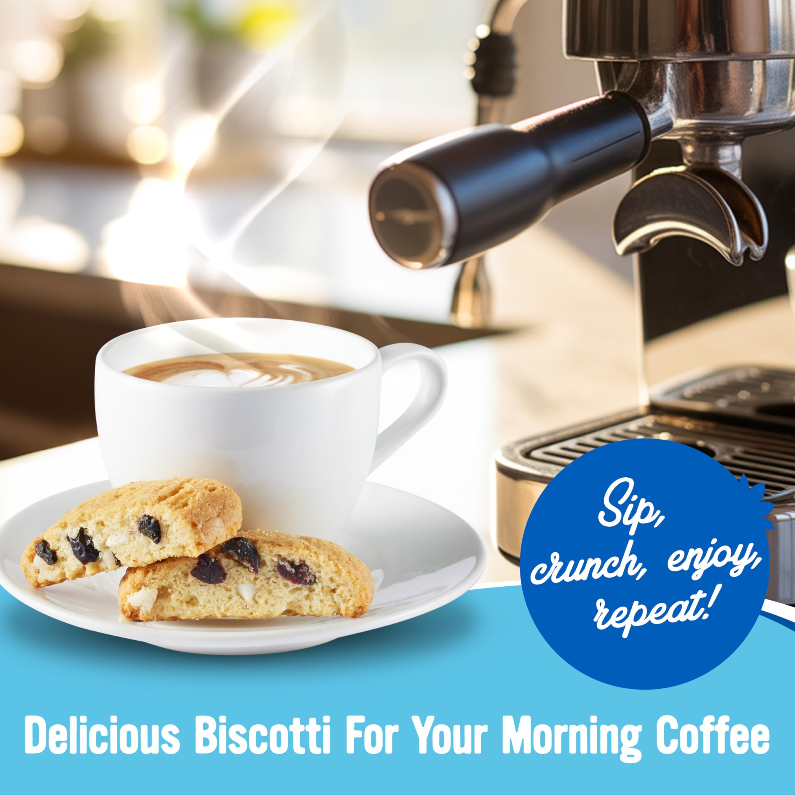 Cooper Street biscotti enjoyed by kids and adults as a snack.
