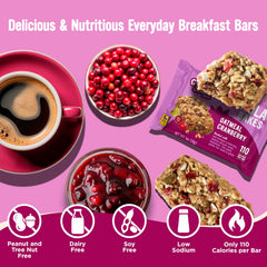 Cooper Street Granola Bakes close-up with cranberries and oats.