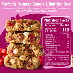 Cooper Street Granola Bakes individually wrapped bars for on-the-go snacking.