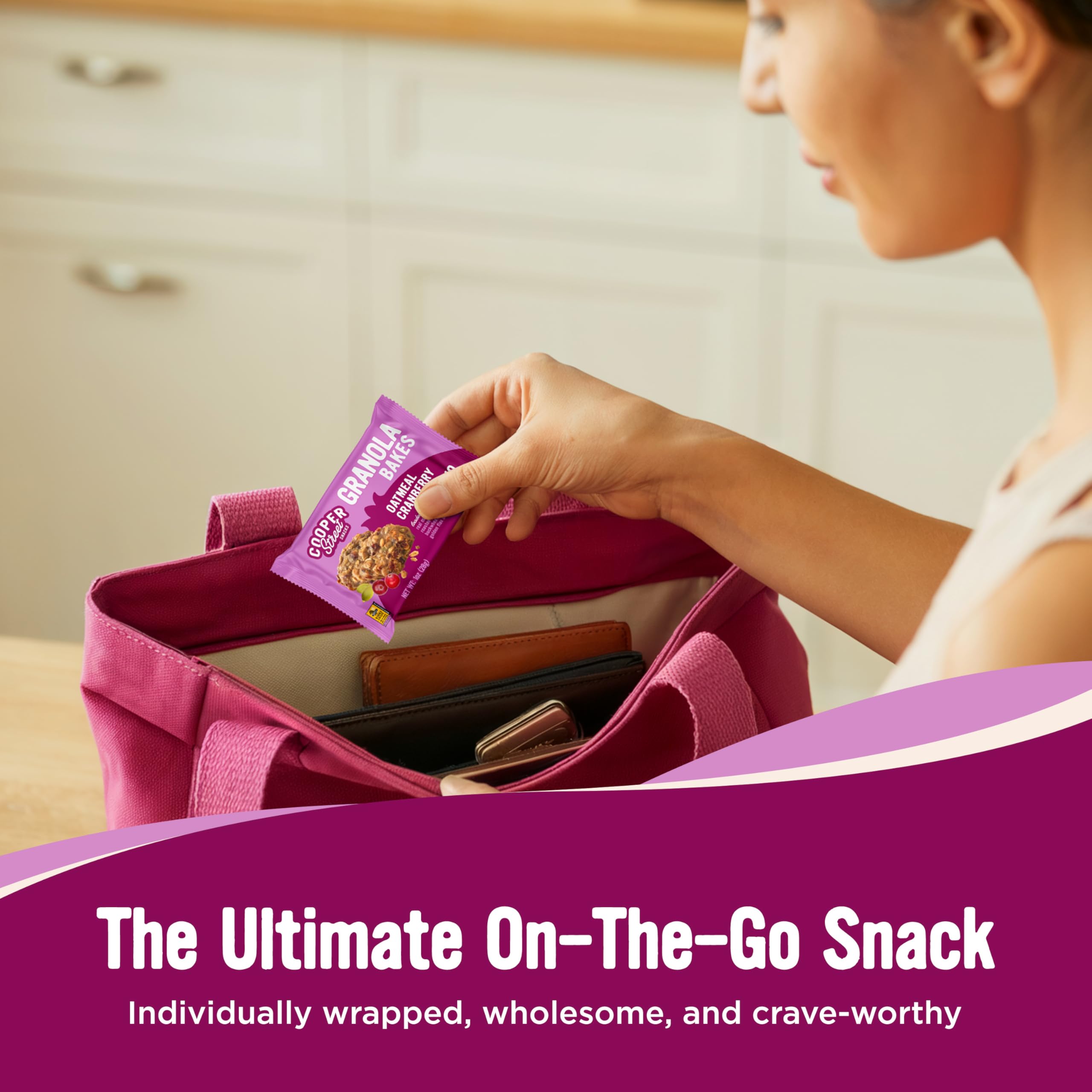 Office break room display with bulk box presenting easy snack rotation.