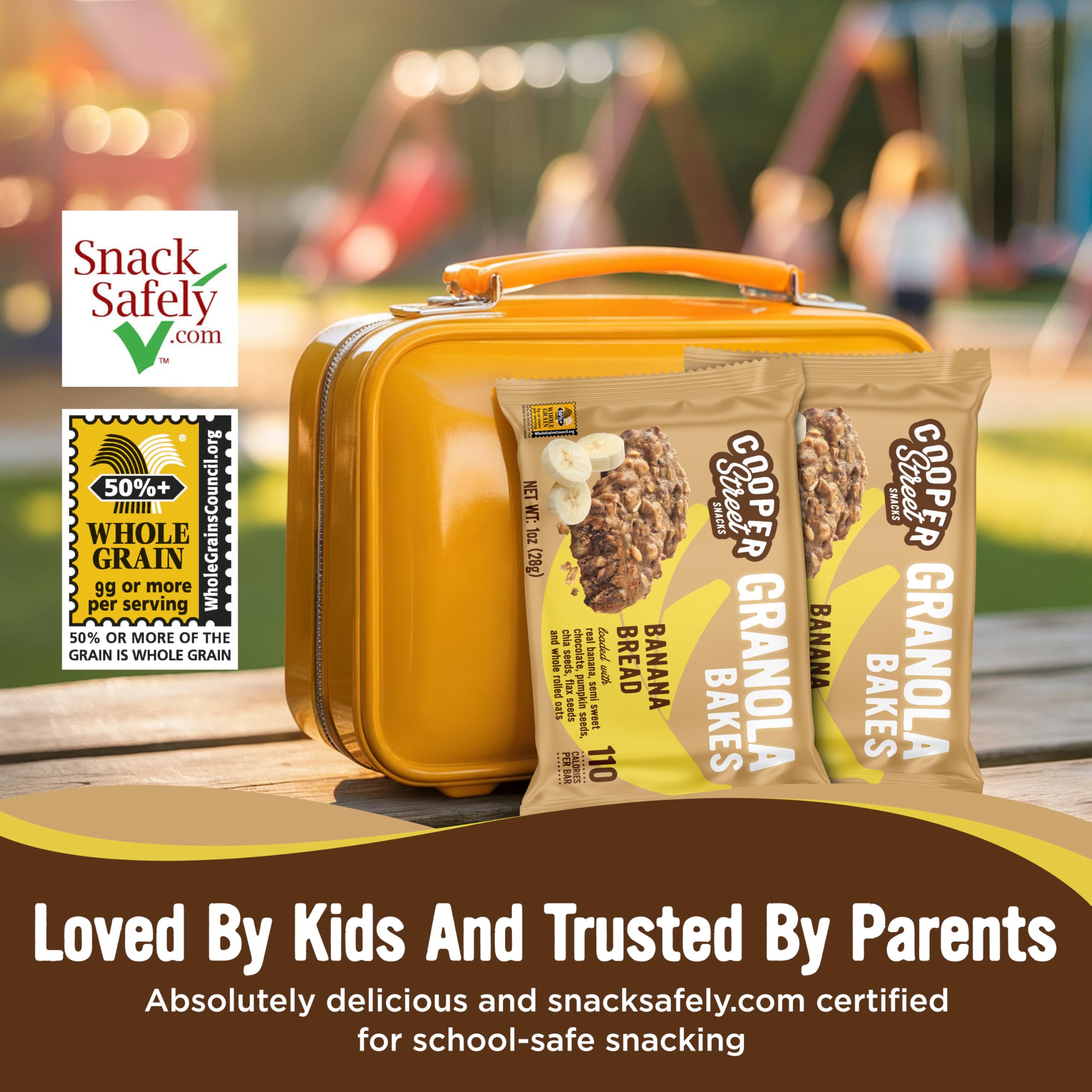 Cooper Street on-the-go granola bar for hiking and quick energy.