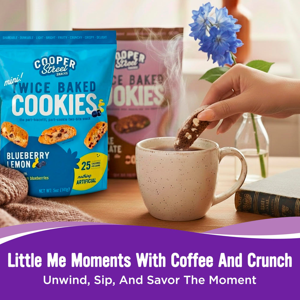 Cooper Street resealable bags keep biscotti fresh