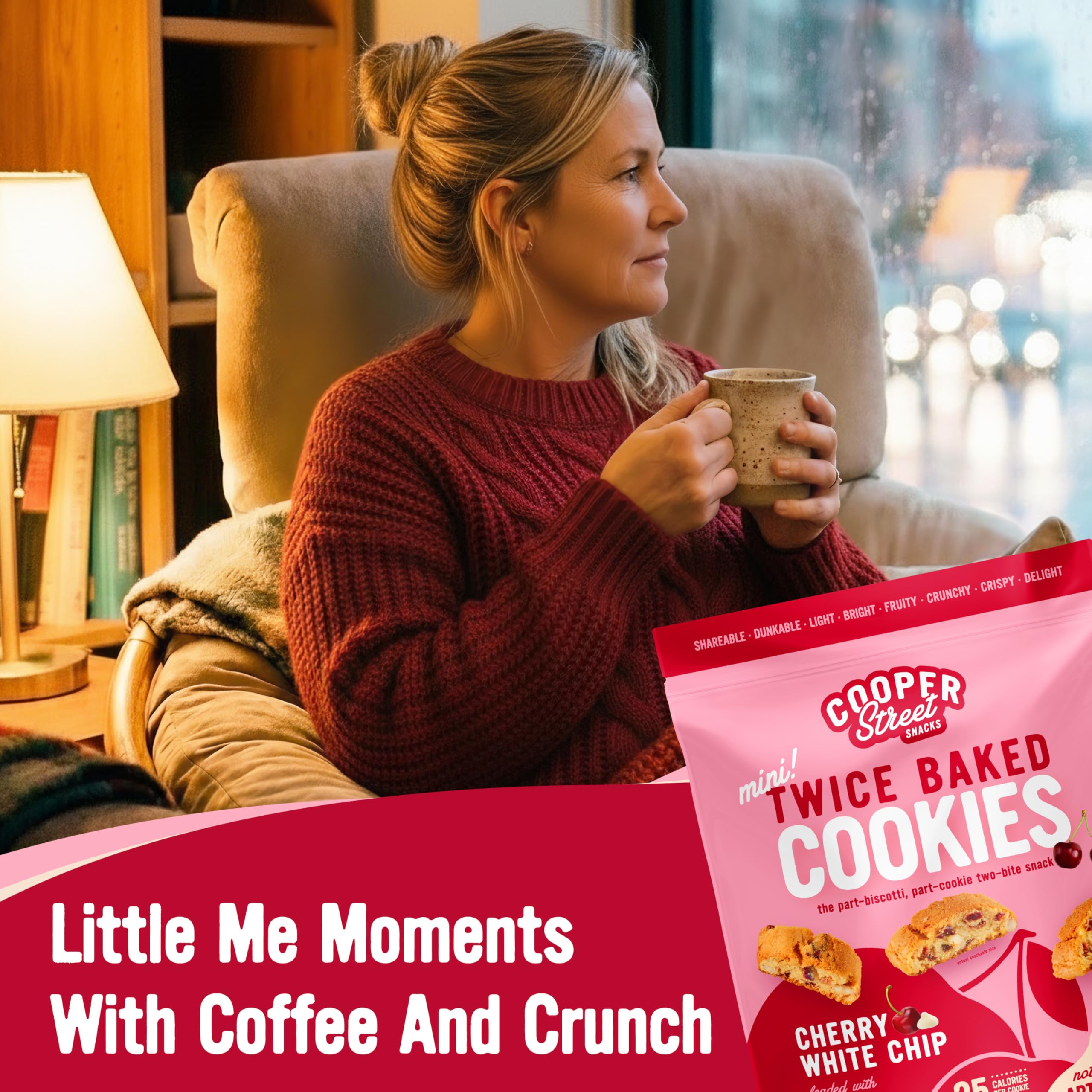 COOPER STREET biscotti snack-time hero ready for coffee breaks.