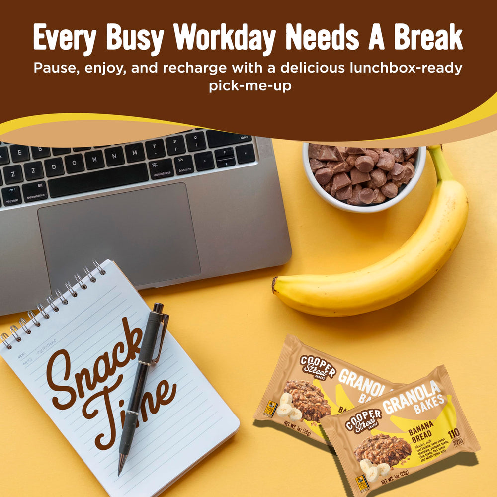 Cooper Street wholesome granola bar with clean ingredients for everyday nourishment.