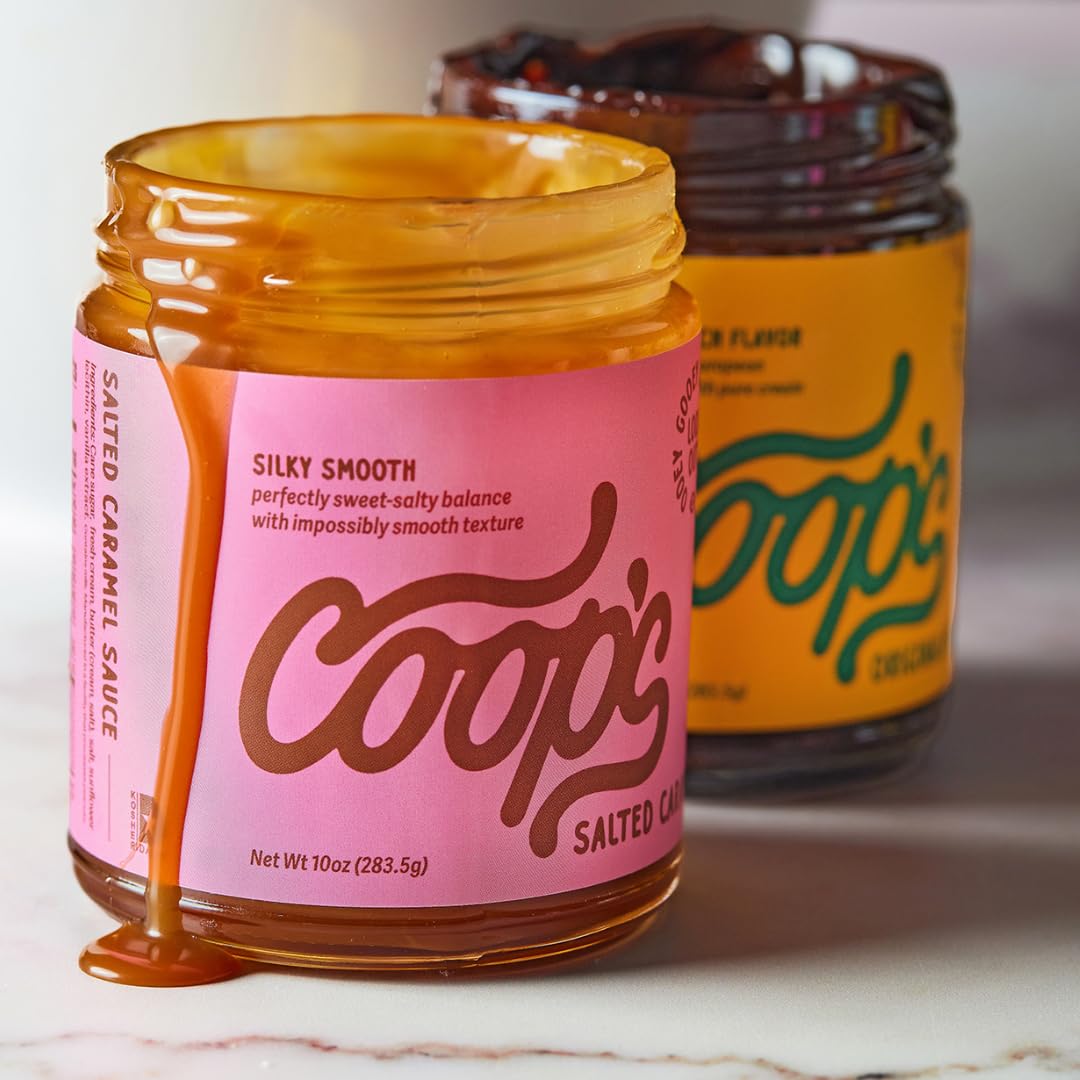 Coop's Original swirl-over-ice-cream, glaze elevates plain vanilla into dessert bliss.