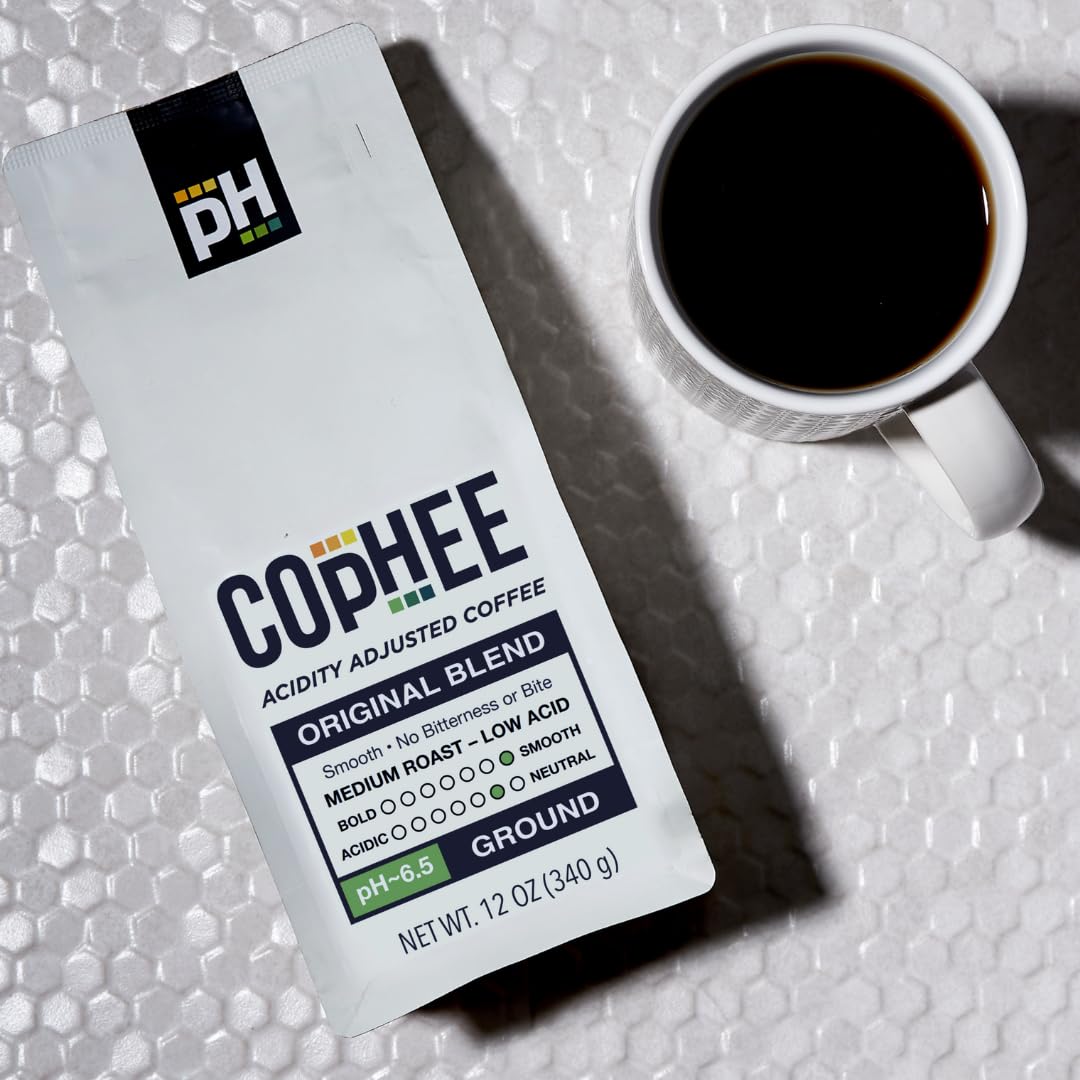 COpHEE medium roast label emphasizes freshness and flavor balance.