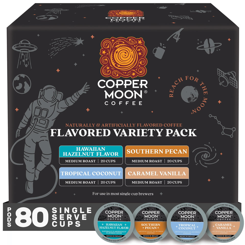 Copper Moon caramel vanilla K-Cup pod for a rich, flavorful morning cup.