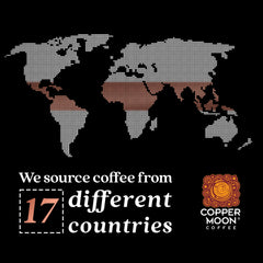 Copper Moon dark roast K-Cup pods for a bold, robust cup.