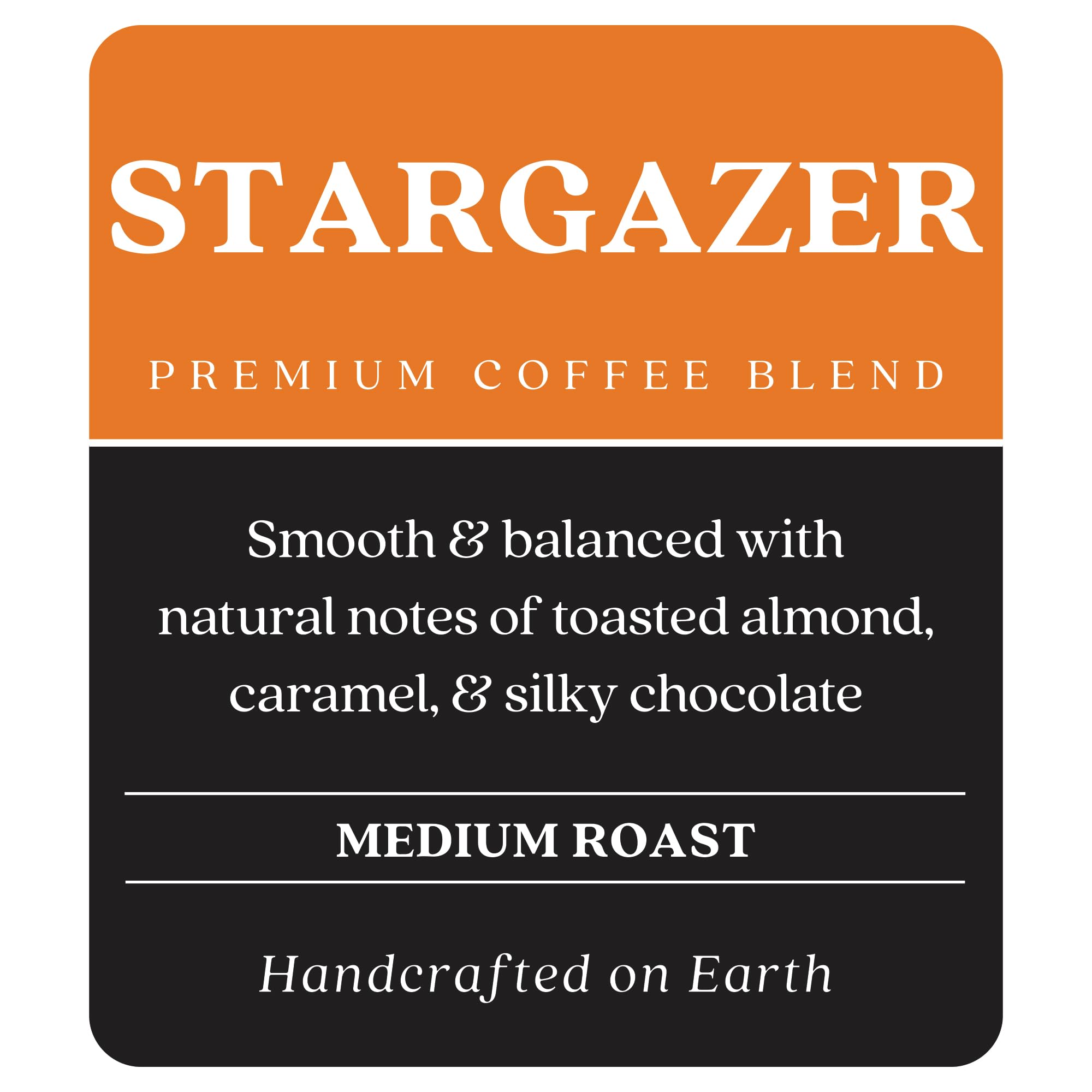 Copper Moon coffee steaming cup showcases smooth taste and inviting aroma.