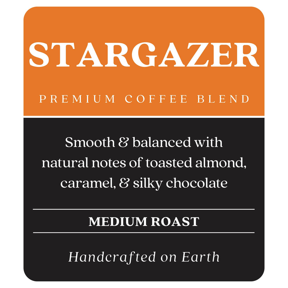 Copper Moon coffee steaming cup showcases smooth taste and inviting aroma.