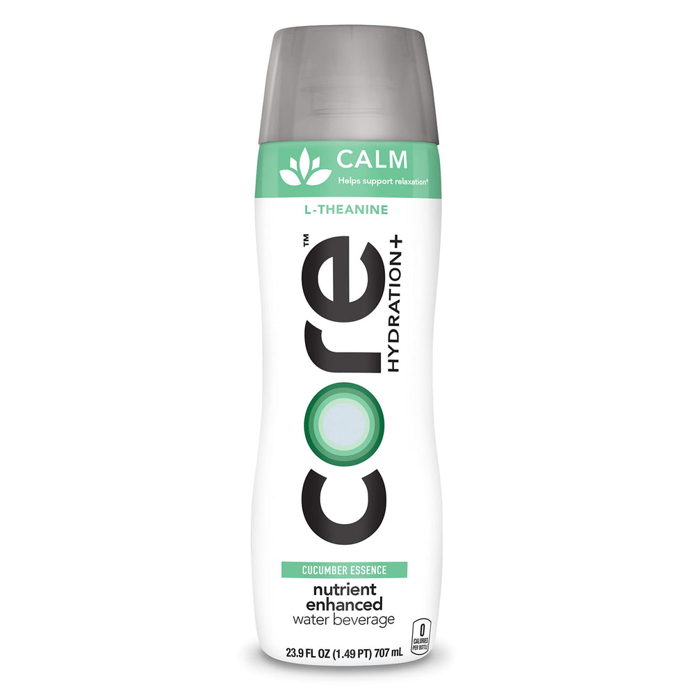 Cup cap on Core Hydration+ Calm for easy sharing