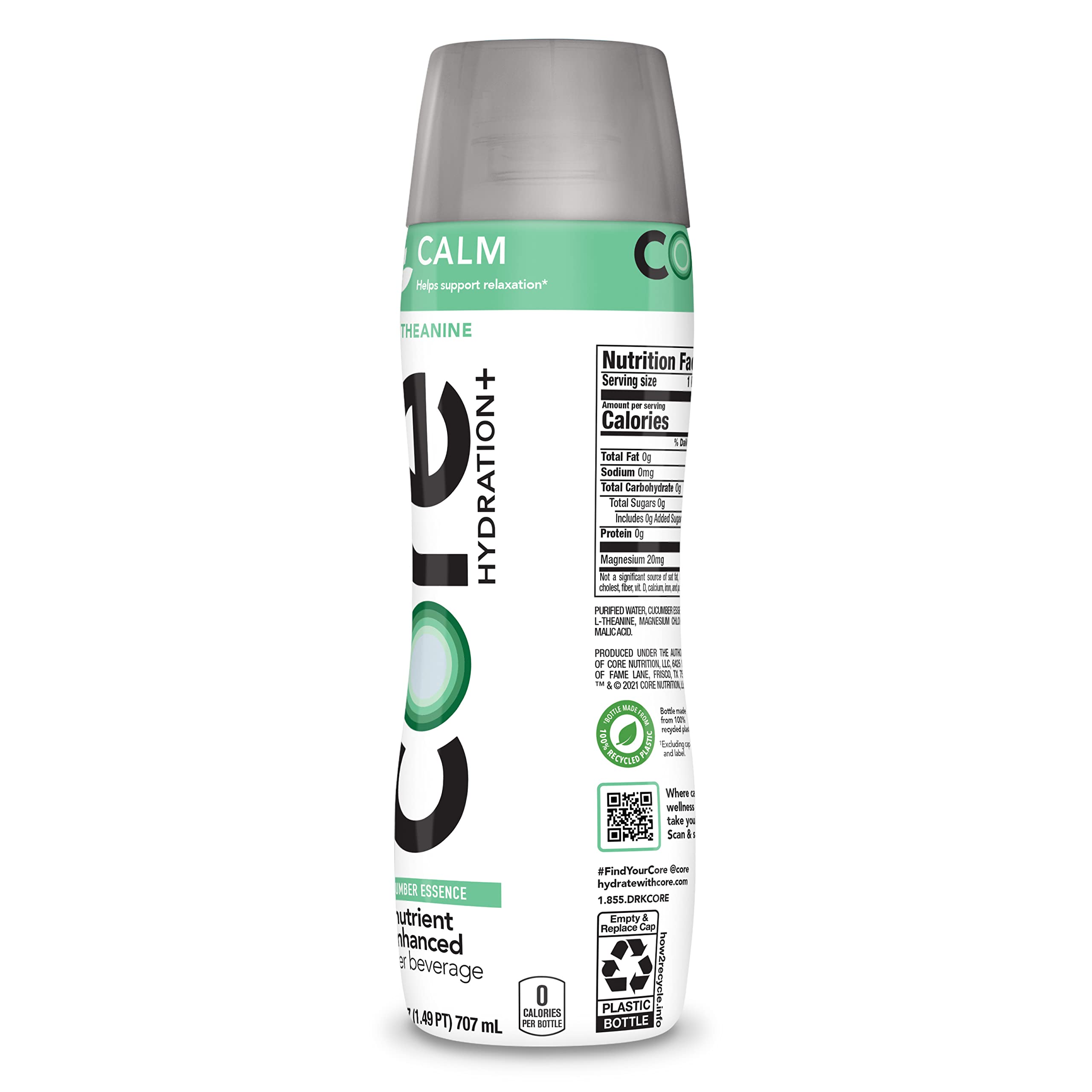 Zero calorie Core Hydration+ Calm water with no sugar