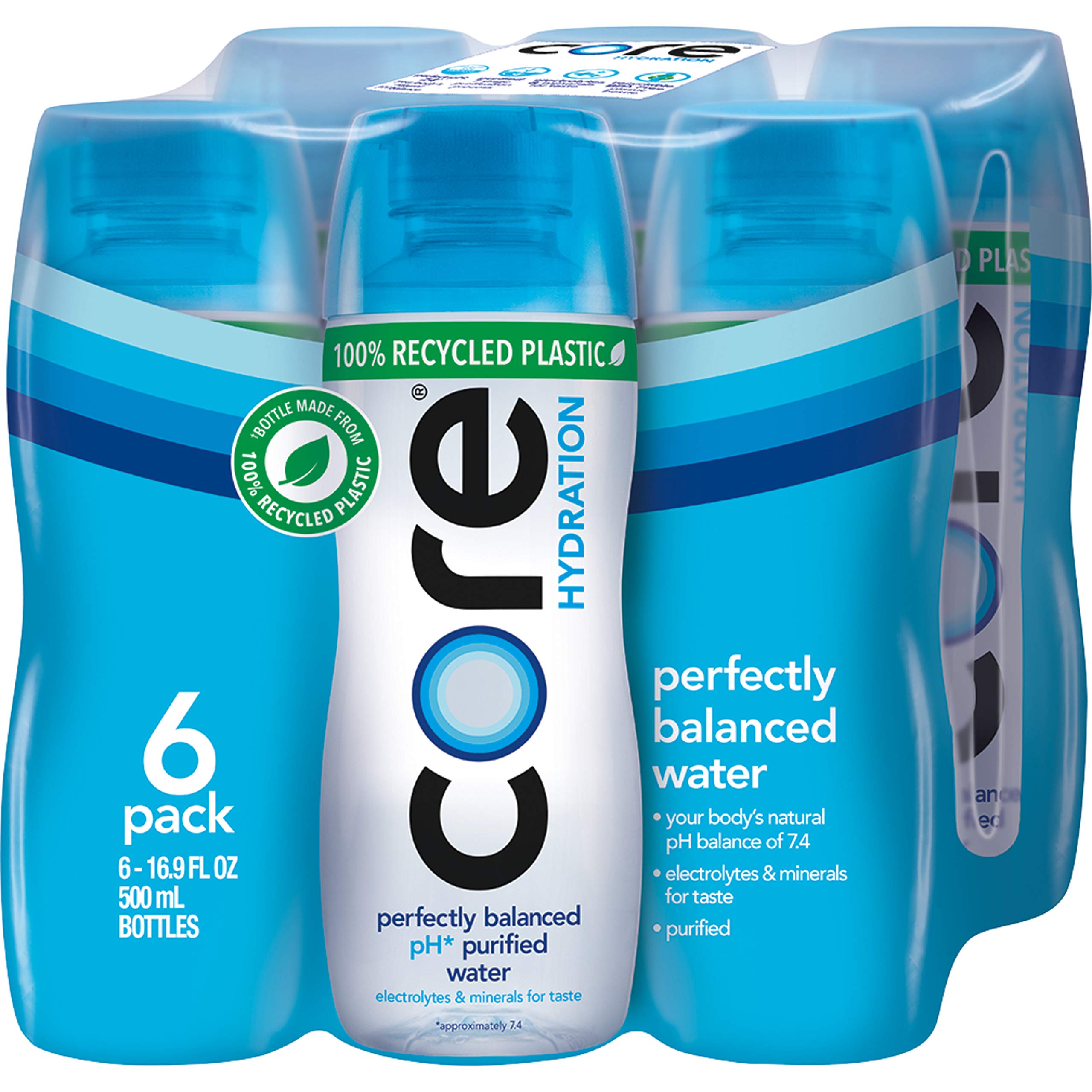 Core Hydration half-liter bottle ideal for travel and workouts
