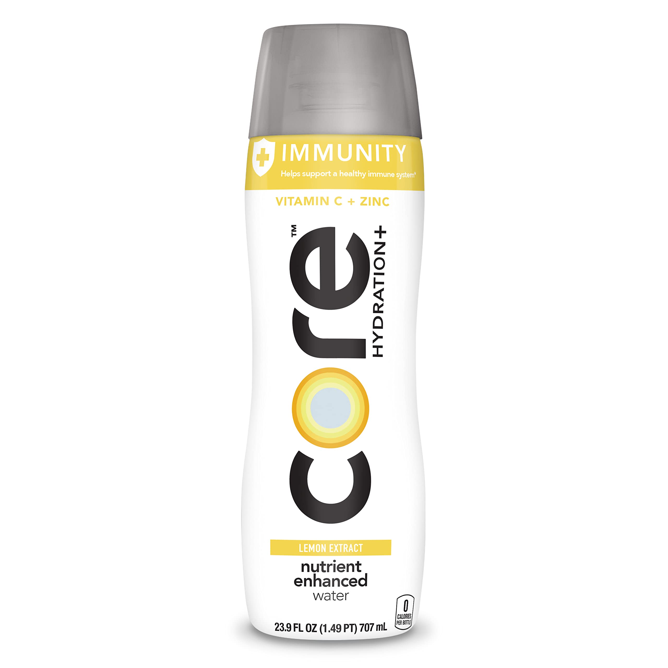 Core Hydration+ Immunity lemon splash flavor for a light tangy taste.